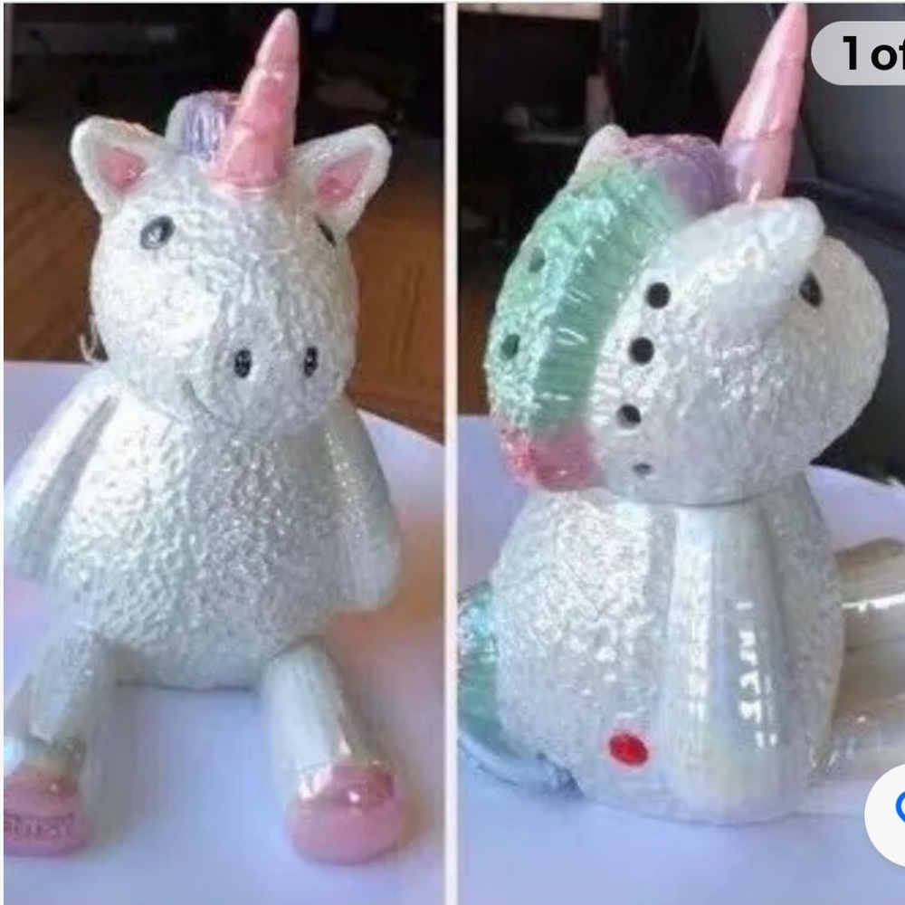 Scentsy Unicorn Warmer - White and Pink